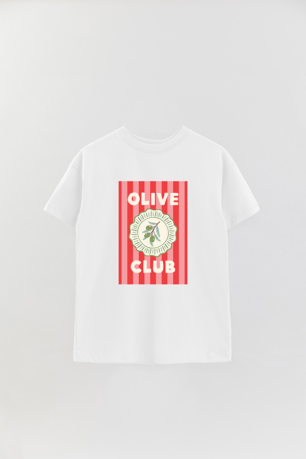 REMERA OVER ESTAMPADA ST OLIVE CLUB