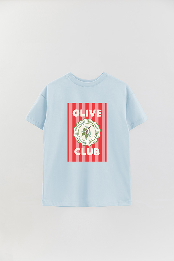 REMERA OVER ESTAMPADA ST OLIVE CLUB