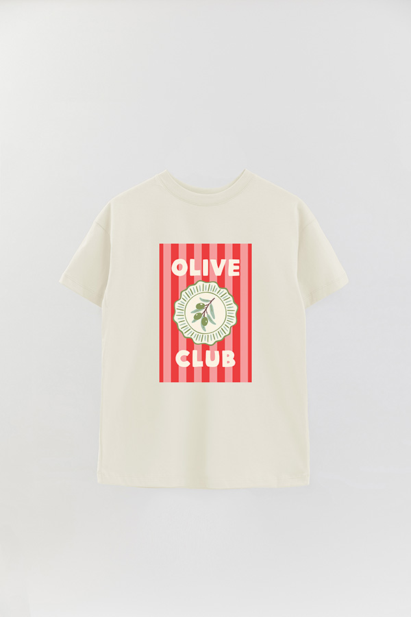 REMERA OVER ESTAMPADA ST OLIVE CLUB
