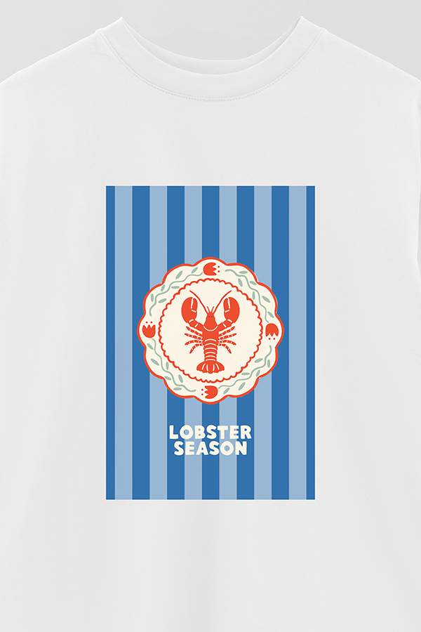 REMERA OVER ESTAMPADA ST LOBSTER SEASON