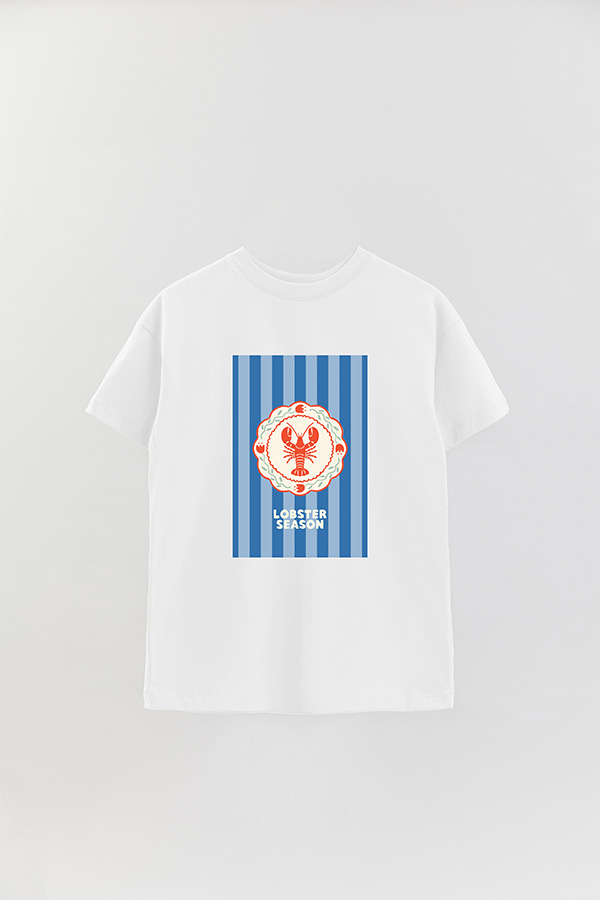 REMERA OVER ESTAMPADA ST LOBSTER SEASON