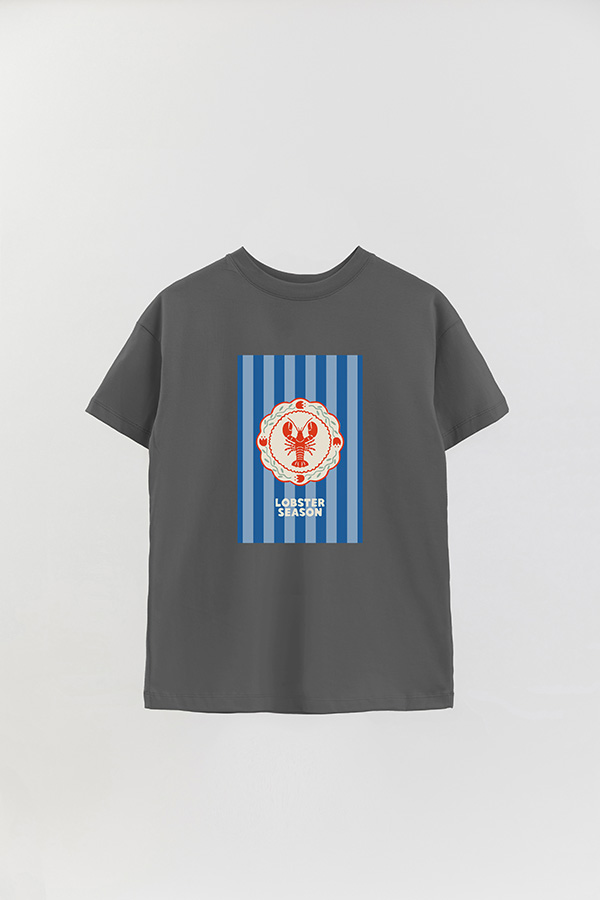 REMERA OVER ESTAMPADA ST LOBSTER SEASON