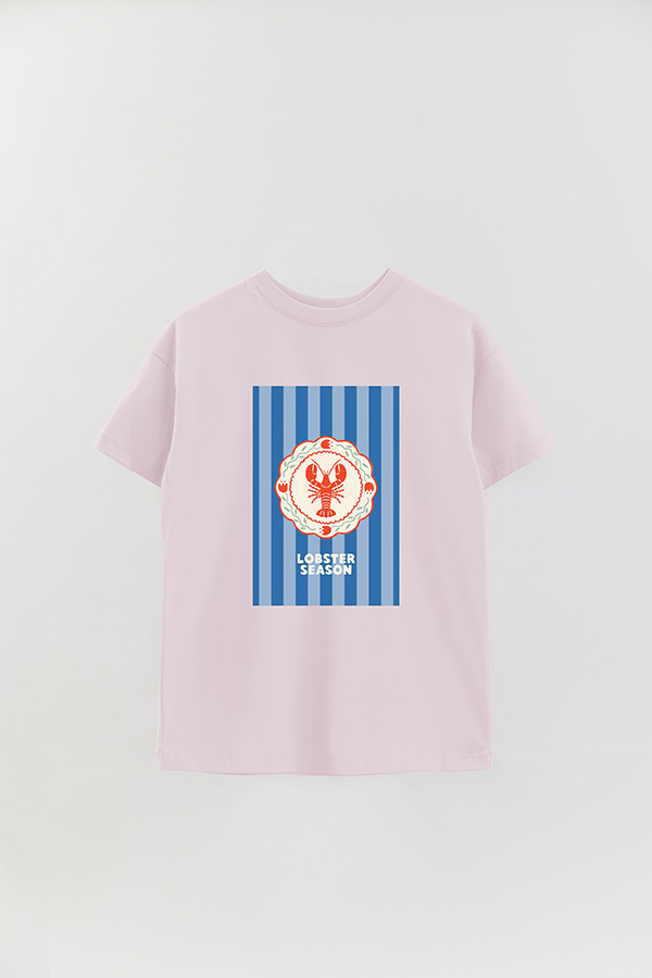 REMERA OVER ESTAMPADA ST LOBSTER SEASON