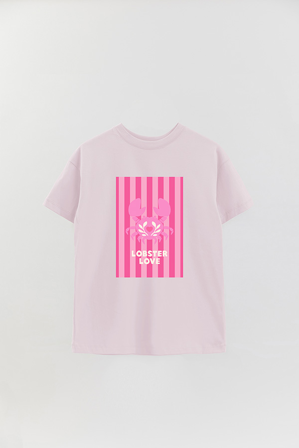 REMERA OVER ESTAMPADA ST LOBSTER LOVE