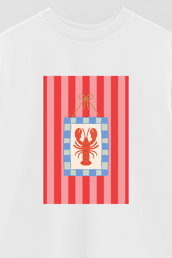 REMERA OVER ESTAMPADA ST LOBSTER FRAME