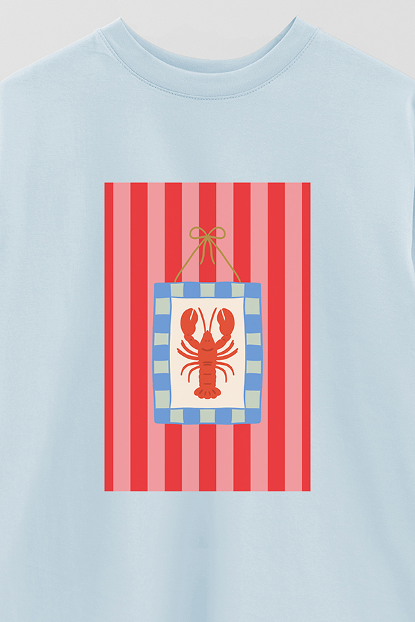 REMERA OVER ESTAMPADA ST LOBSTER FRAME