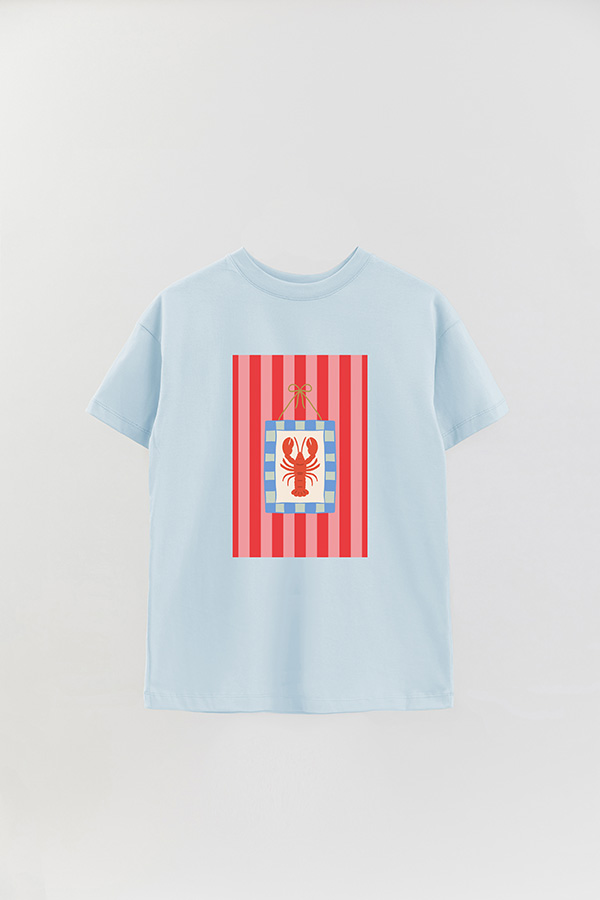 REMERA OVER ESTAMPADA ST LOBSTER FRAME