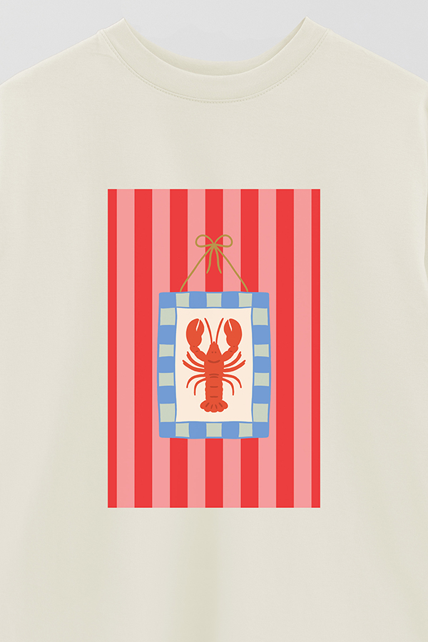 REMERA OVER ESTAMPADA ST LOBSTER FRAME