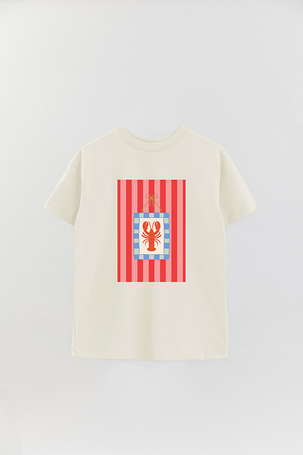 REMERA OVER ESTAMPADA ST LOBSTER FRAME