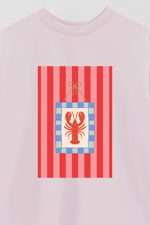 REMERA OVER ESTAMPADA ST LOBSTER FRAME