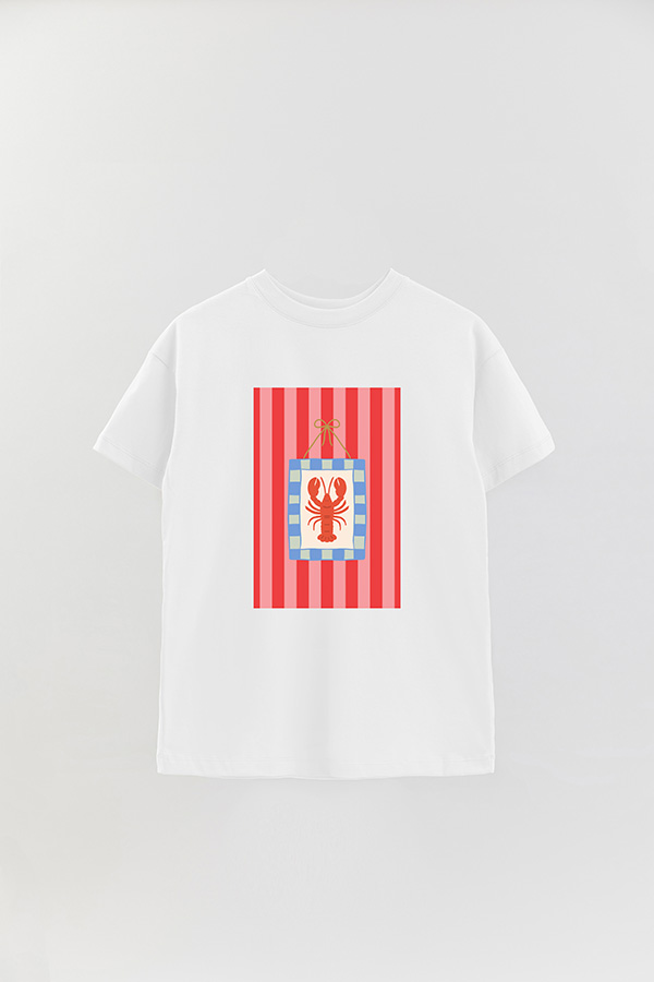 REMERA OVER ESTAMPADA ST LOBSTER FRAME