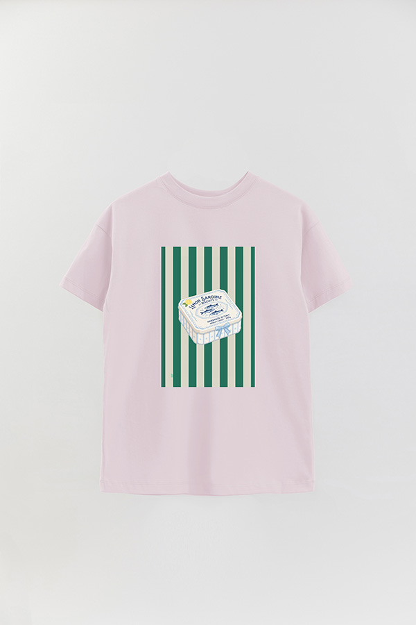 REMERA OVER ESTAMPADA ST LEMON SARDINE