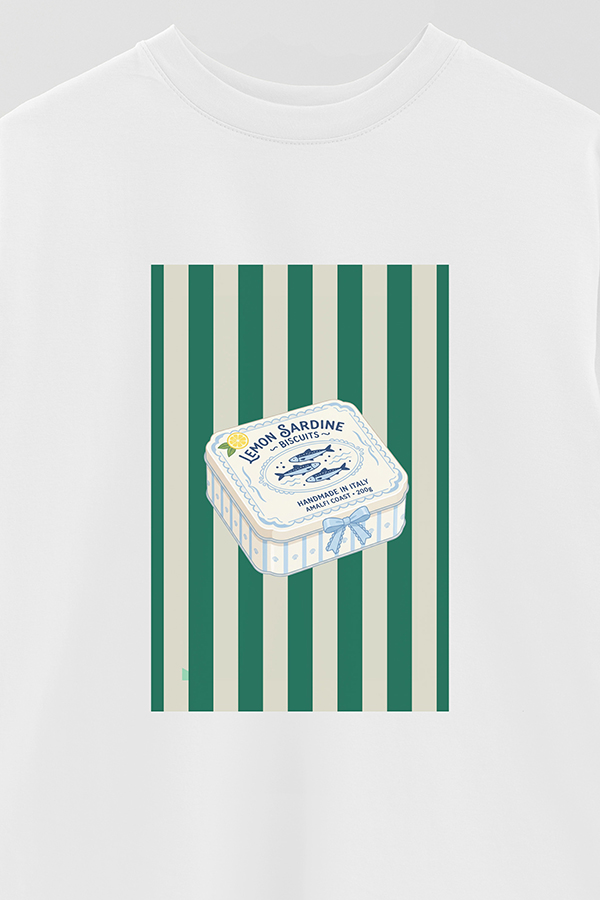 REMERA OVER ESTAMPADA ST LEMON SARDINE