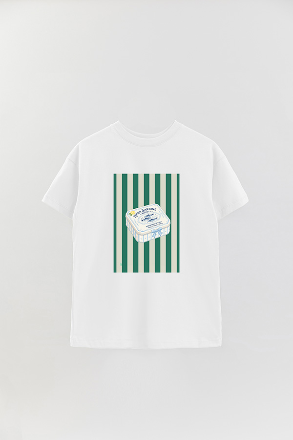 REMERA OVER ESTAMPADA ST LEMON SARDINE