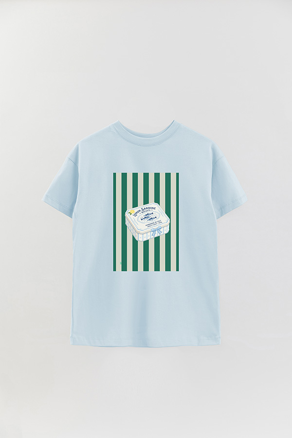 REMERA OVER ESTAMPADA ST LEMON SARDINE