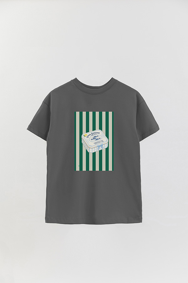REMERA OVER ESTAMPADA ST LEMON SARDINE