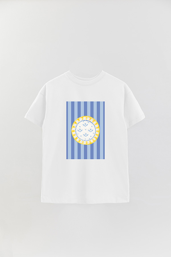 REMERA OVER ESTAMPADA ST LEMON DISH