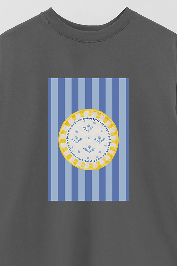 REMERA OVER ESTAMPADA ST LEMON DISH