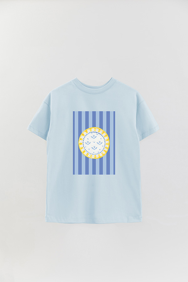REMERA OVER ESTAMPADA ST LEMON DISH