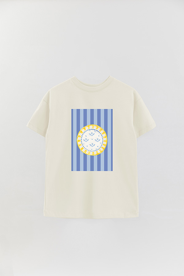 REMERA OVER ESTAMPADA ST LEMON DISH