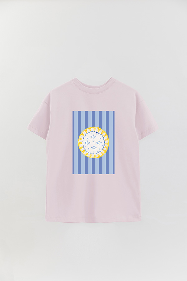 REMERA OVER ESTAMPADA ST LEMON DISH