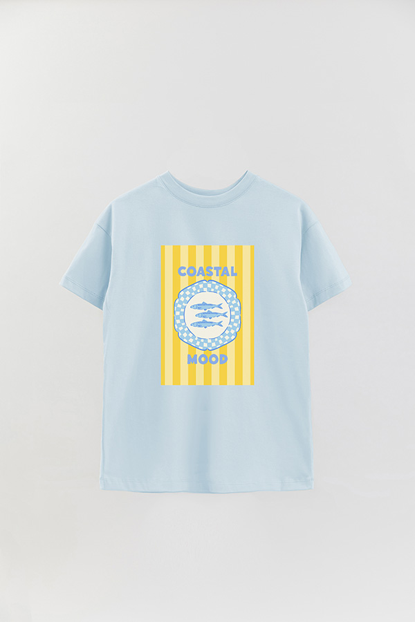 REMERA OVER ESTAMPADA ST COASTAL MOOD 3