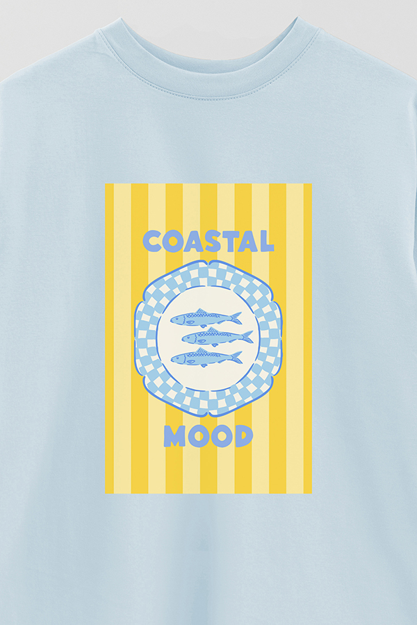 REMERA OVER ESTAMPADA ST COASTAL MOOD 3