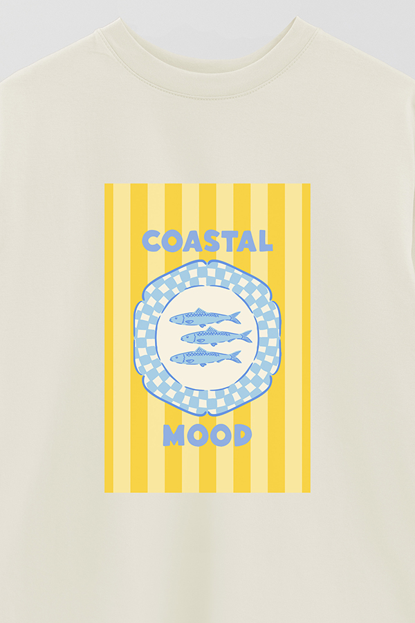 REMERA OVER ESTAMPADA ST COASTAL MOOD 3