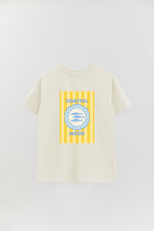 REMERA OVER ESTAMPADA ST COASTAL MOOD 3