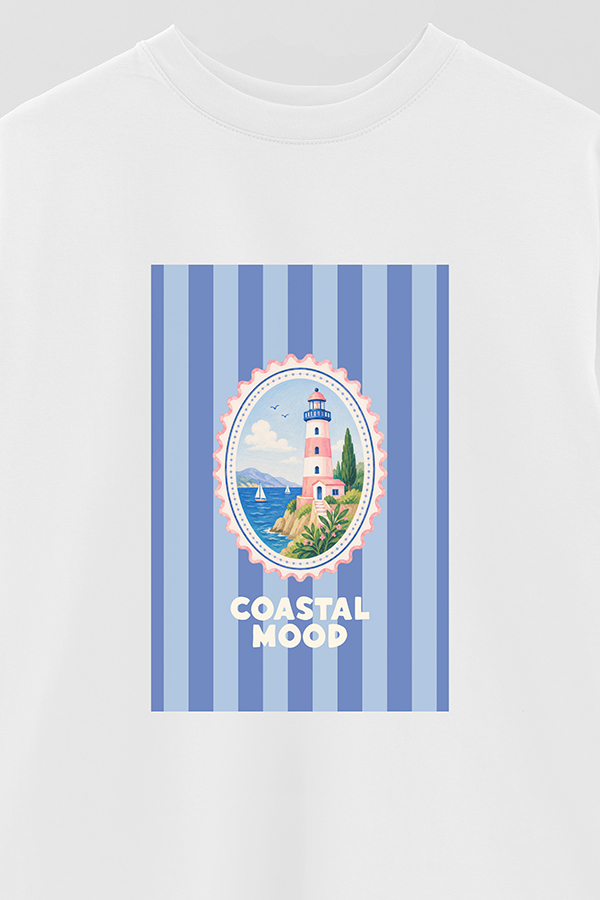 REMERA OVER ESTAMPADA ST COASTAL MOOD 2