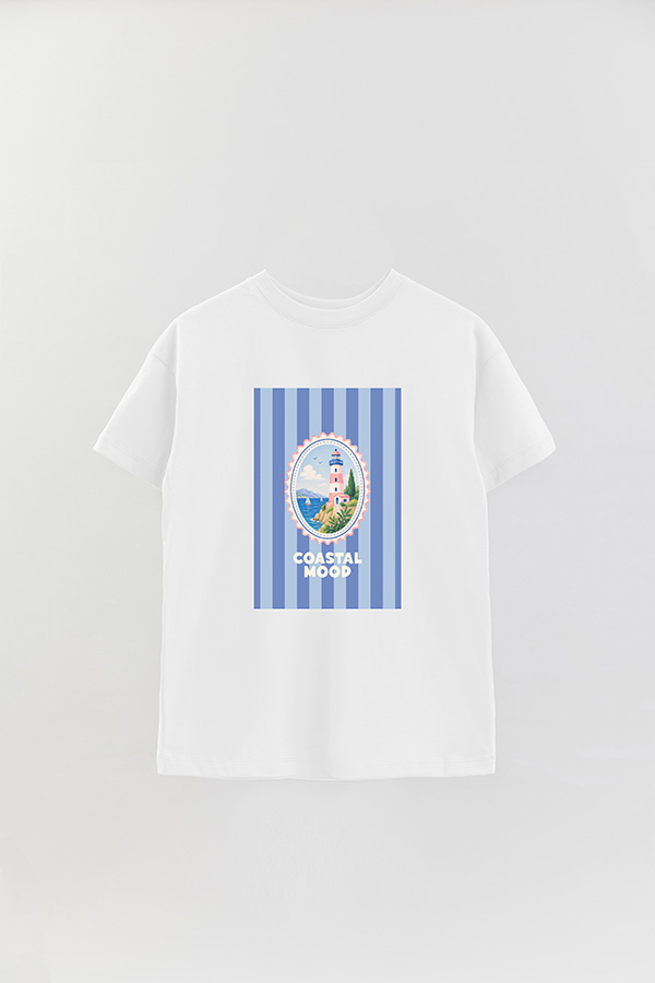 REMERA OVER ESTAMPADA ST COASTAL MOOD 2