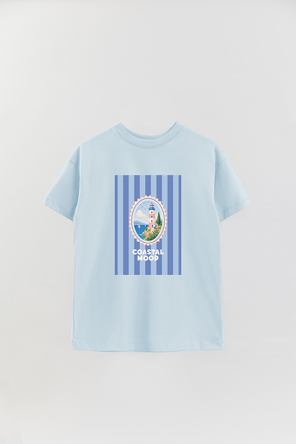 REMERA OVER ESTAMPADA ST COASTAL MOOD 2