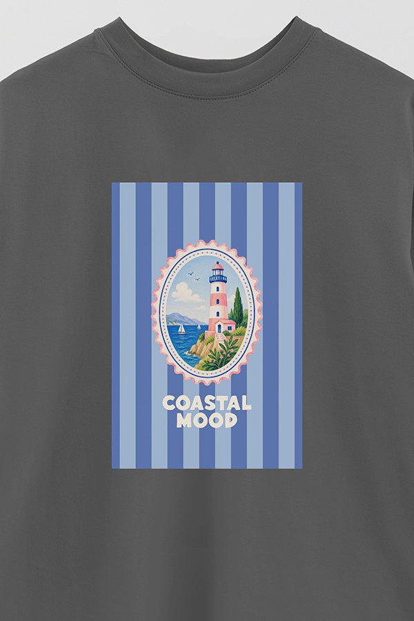 REMERA OVER ESTAMPADA ST COASTAL MOOD 2