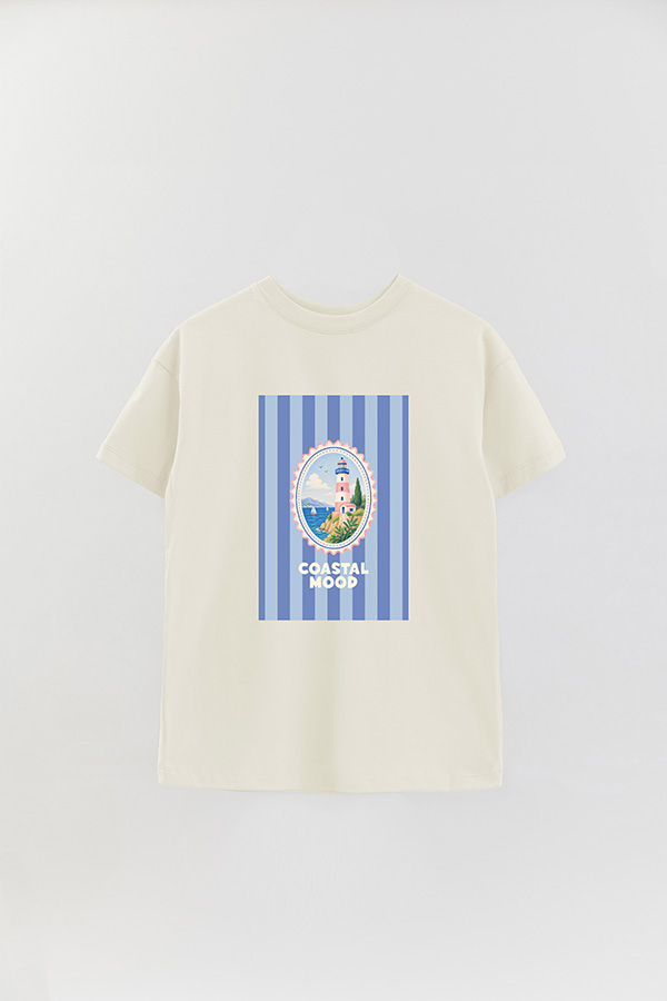 REMERA OVER ESTAMPADA ST COASTAL MOOD 2