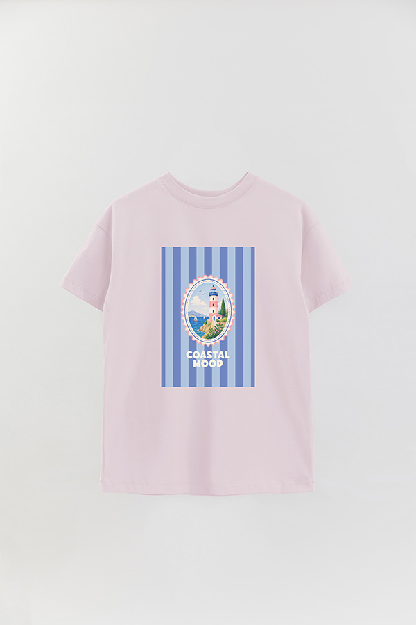 REMERA OVER ESTAMPADA ST COASTAL MOOD 2