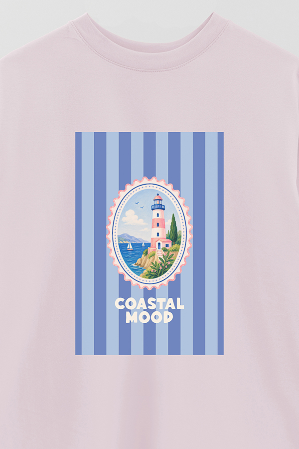 REMERA OVER ESTAMPADA ST COASTAL MOOD 2