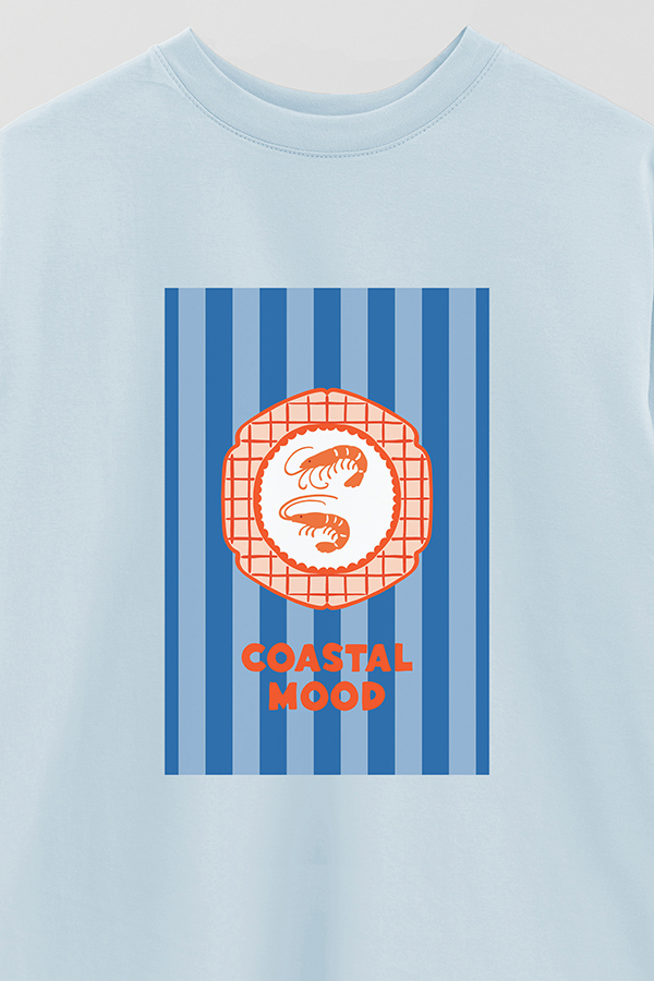 REMERA OVER ESTAMPADA ST COASTAL MOOD 1