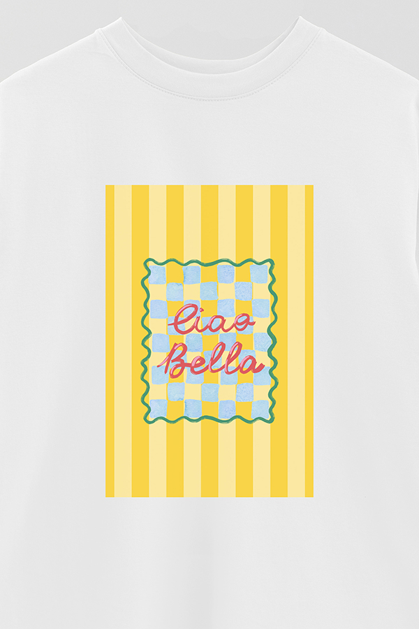REMERA OVER ESTAMPADA ST CIAO BELLA
