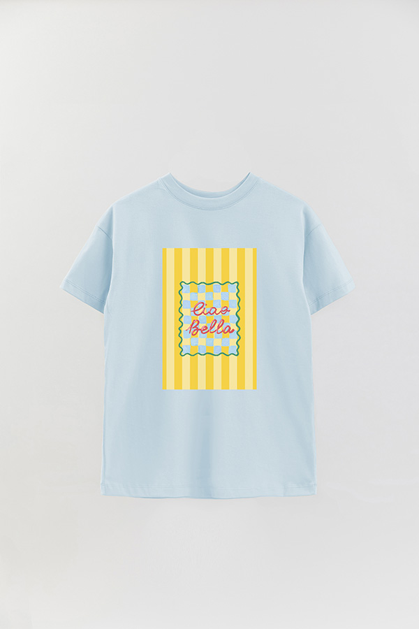 REMERA OVER ESTAMPADA ST CIAO BELLA