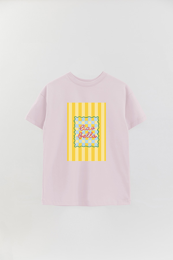 REMERA OVER ESTAMPADA ST CIAO BELLA