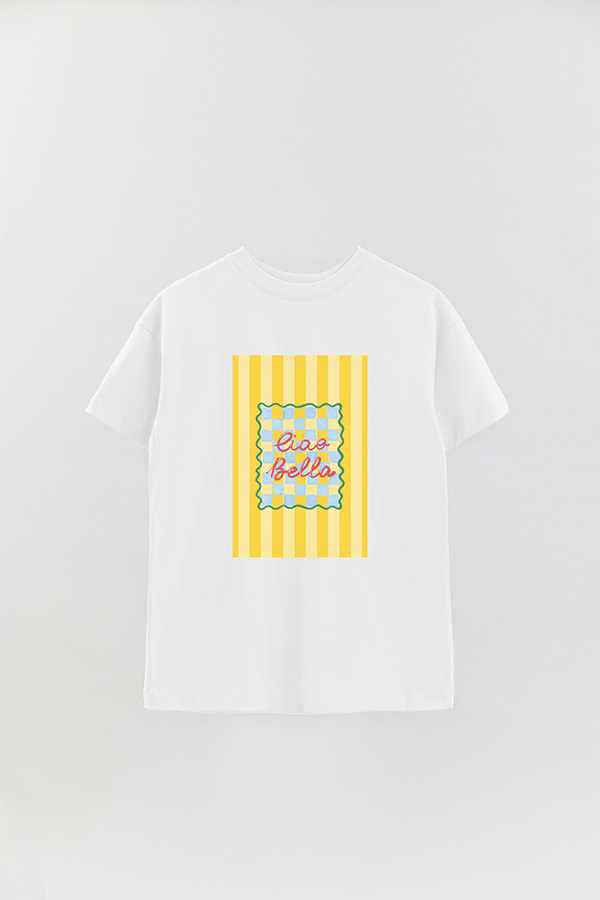 REMERA OVER ESTAMPADA ST CIAO BELLA