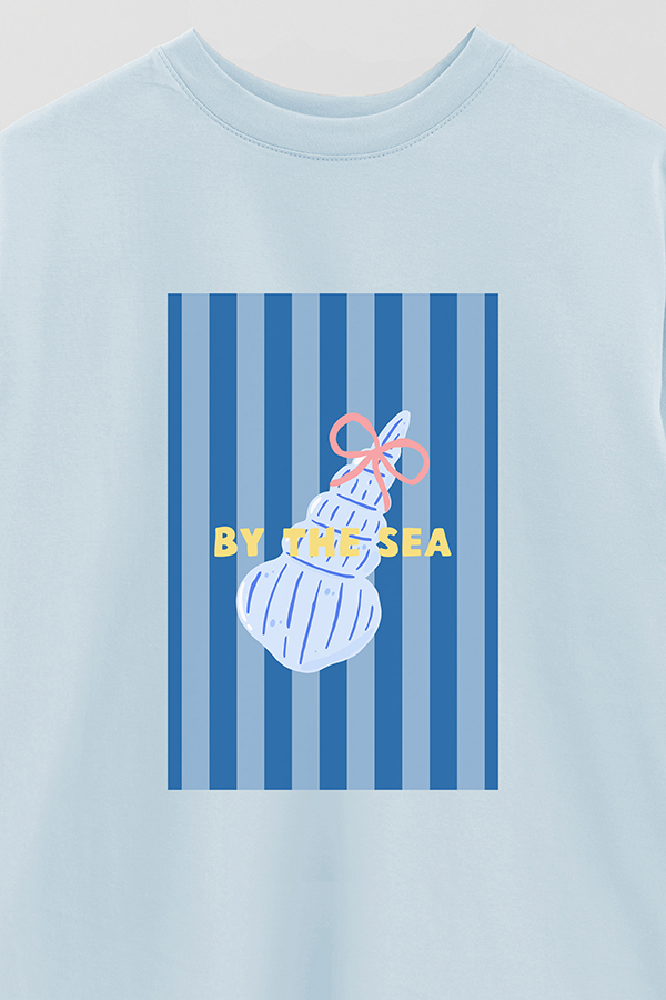 REMERA OVER ESTAMPADA ST BY THE SEA