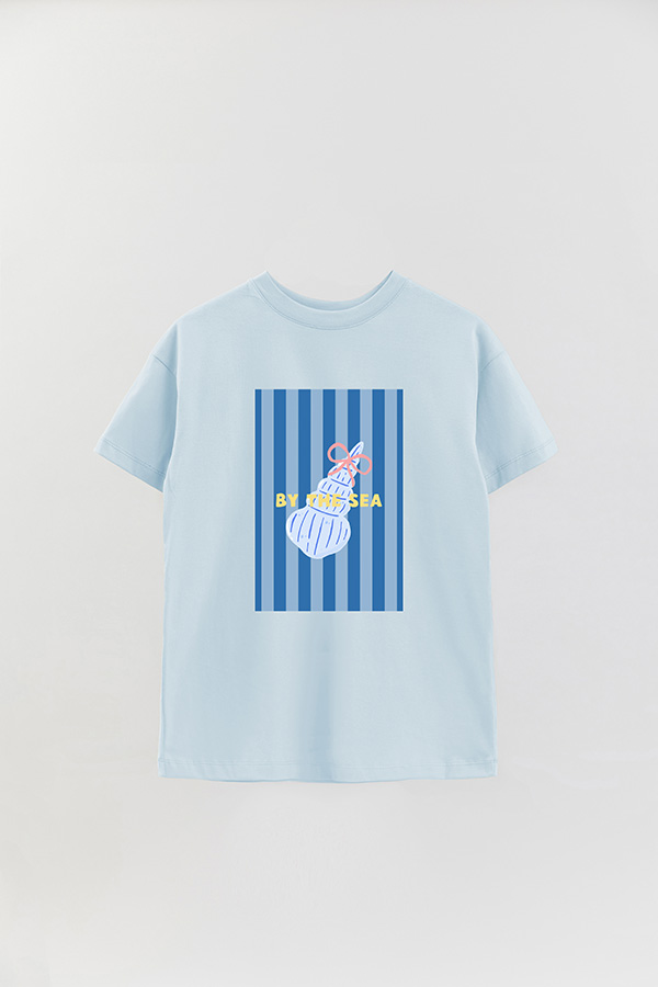 REMERA OVER ESTAMPADA ST BY THE SEA