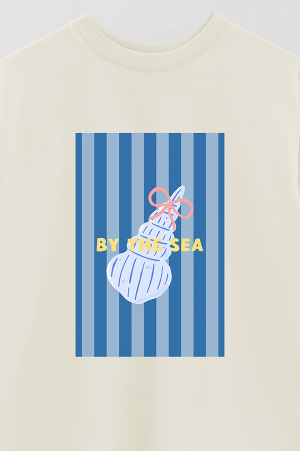 REMERA OVER ESTAMPADA ST BY THE SEA