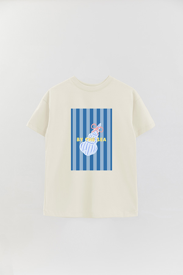 REMERA OVER ESTAMPADA ST BY THE SEA