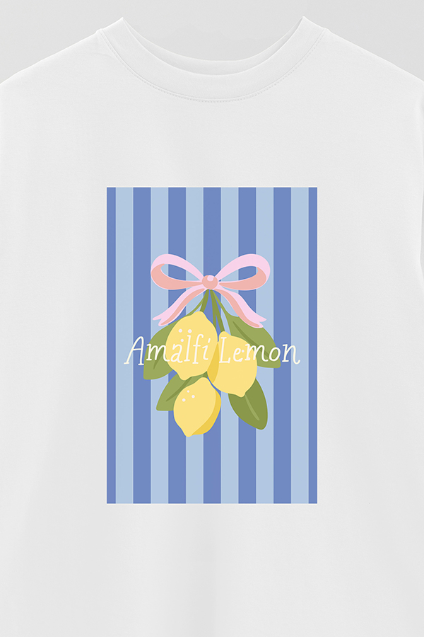 REMERA OVER ESTAMPADA ST AMALFI LEMON