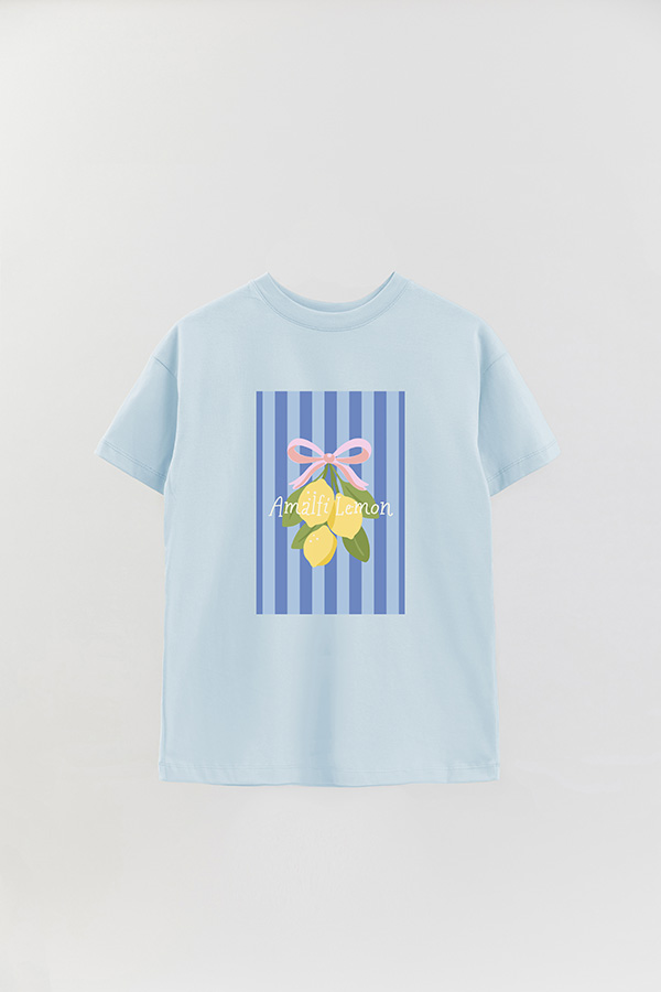 REMERA OVER ESTAMPADA ST AMALFI LEMON