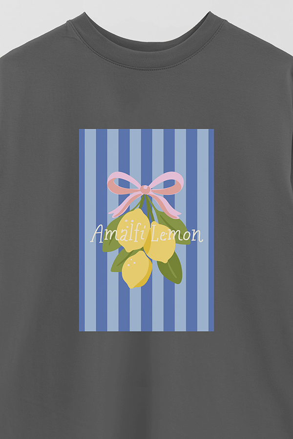 REMERA OVER ESTAMPADA ST AMALFI LEMON