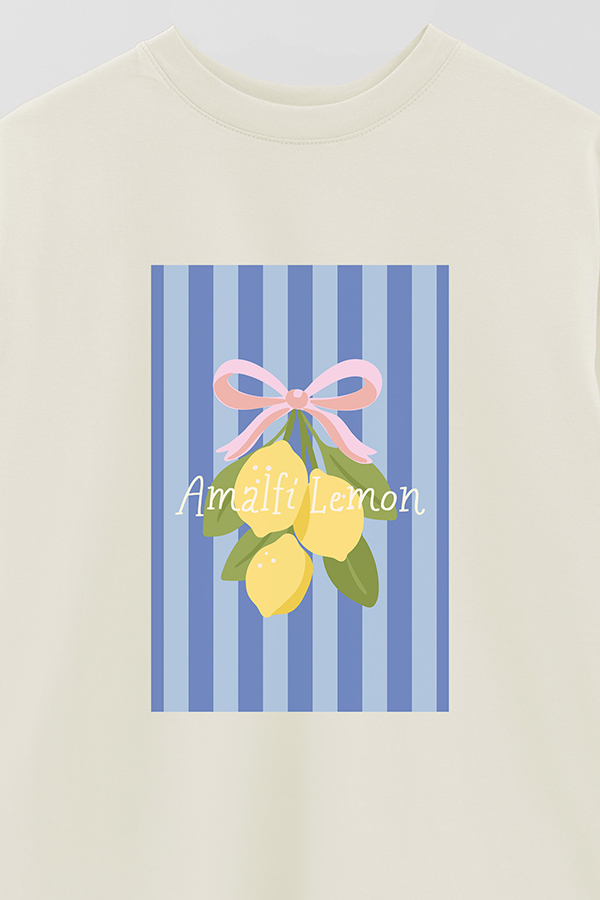 REMERA OVER ESTAMPADA ST AMALFI LEMON