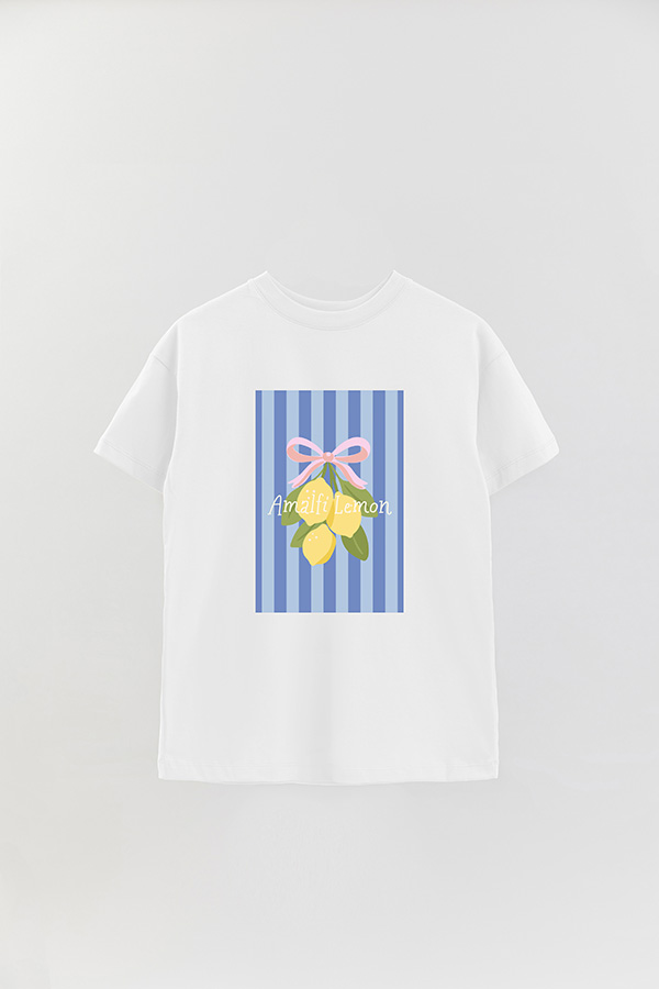 REMERA OVER ESTAMPADA ST AMALFI LEMON